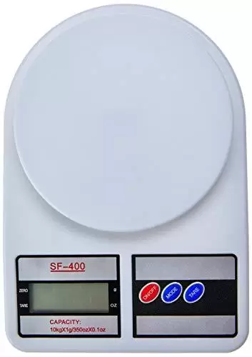         Balança Digital de Cozinha, SF-400, Até 10 kg, Escala 1 grama       