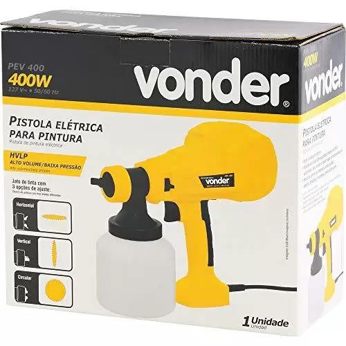         Pistola Elétrica para Pintura, Vonder, 220 V       