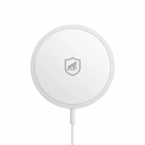         Gshield Carregador Por Indução Wireless Magnético Sem Fio Tipo C 15W, Compatível com MagSafe Carregamento Rápido 1M, Branco       