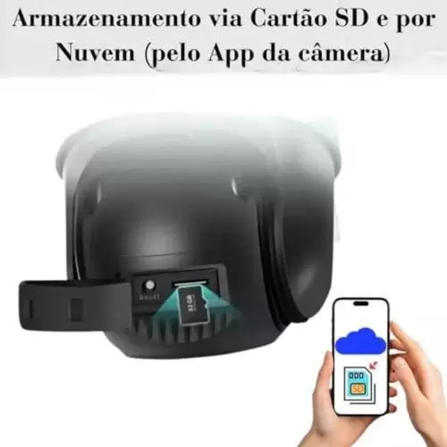         Câmera Wi-Fi 4K de Vigilância Exterior com Visão Noturna, Luz Policial e Sirene, Resistente ao Tempo, com Tela Dupla e Dupla Lente       