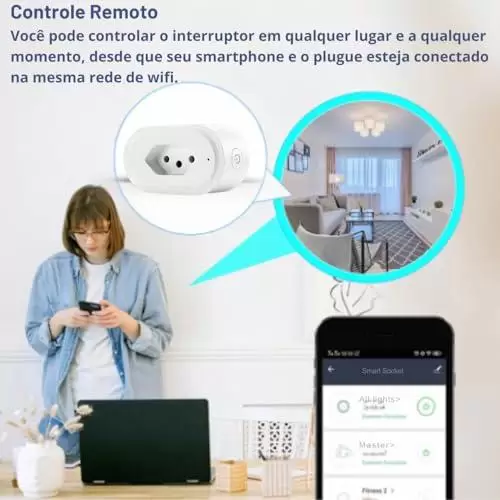         Kit 2 Tomadas Inteligente Smart Automação Wifi Google Home Alexa       